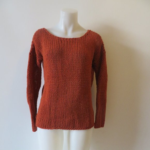 rust brown sweater